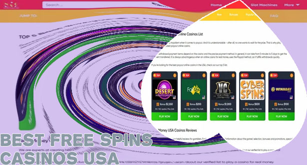 Real money online casino free spins